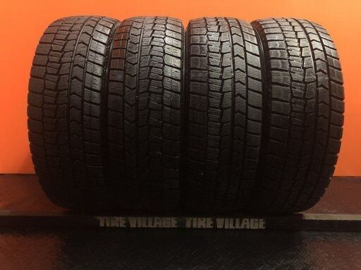 DUNLOP WINTER MAXX WM02 205/60R16 16インチ スタッドレス 4本 22年製 バリ溝 ノア ヴォクシー プリウスα等　(KTH054)