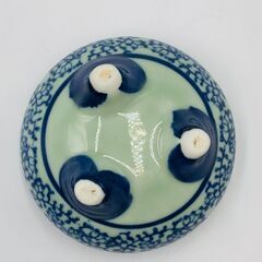 陶器 唐草文様 香炉 香道具 茶道具の画像