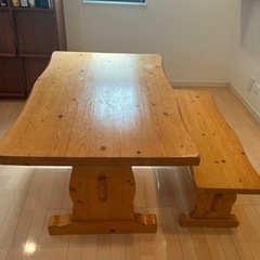 ダイニングテーブル & ベンチ & イス