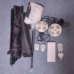 撮影用ライト　スタジオライト2本　商品撮影　撮影照明　照明器具