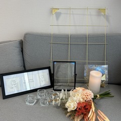【写真1-2枚目セット】結婚式ウェルカムスペース小物