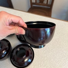 お椀　蓋付き　5点セットの画像