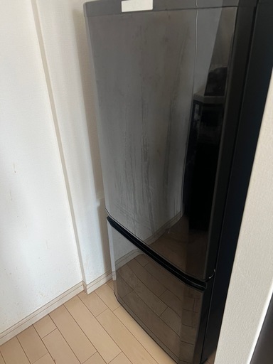受付明日まで☆黒　冷蔵庫　三菱
