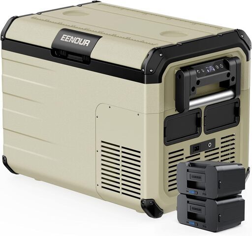 EENOUR 車載ポータブル冷蔵庫 D35(35L)　バッテリー2個付き