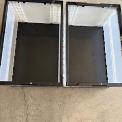 折りたたみコンテナボックス　オリコン　2点の画像