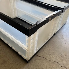 折りたたみコンテナボックス　オリコン　2点の画像
