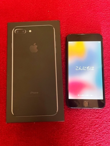 iPhone 7Plus 256GB JET BLACK Simフリー おまけ付