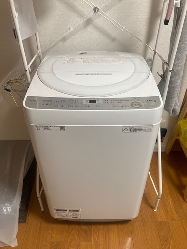 【お譲り先決定】SHARP ES-GE7B 洗濯機 7kg