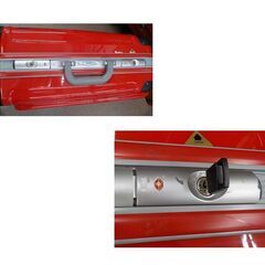 キャリーケース TSAロック 高さ64×幅40×奥行25㎝ 約54L レッド 鍵付き 4輪 キャリーバッグ 西岡店の画像