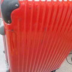キャリーケース TSAロック 高さ64×幅40×奥行25㎝ 約54L レッド 鍵付き 4輪 キャリーバッグ 西岡店の画像