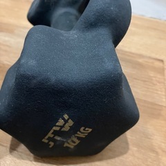 【決まりました】☆ダンベル10kg 2個set BLACK カラーの画像