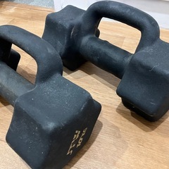 【決まりました】☆ダンベル10kg 2個set BLACK カラーの画像