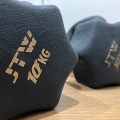 【決まりました】☆ダンベル10kg 2個set BLACK カラーの画像