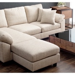 取りに来てくれる方限定！）3人掛け L字ソファ