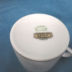 廃盤品！ 希少 リチャードジノリ インペロジュリエッタ デミタスカップ＆ソーサー ホワイト Richard Ginori 札幌 西岡店の画像