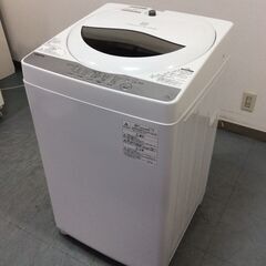 JT9376【TOSHIBA/東芝 5.0㎏洗濯機】美品 2019年製 AW-5G6 家電 洗濯 簡易乾燥付