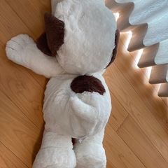 スヌーピー　ふわふわ特大ぬいぐるみの画像