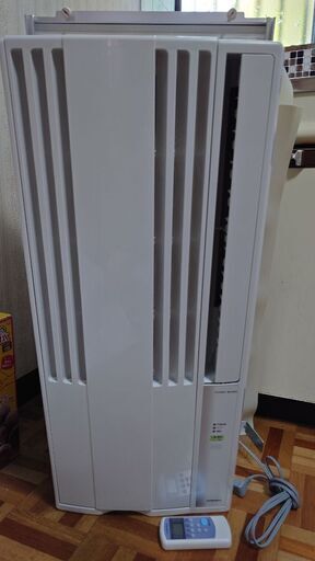 最終値下げウインドエアコン(コロナ Relala 冷房専用窓用エアコンCW-F1621(WS) シェルホワイト