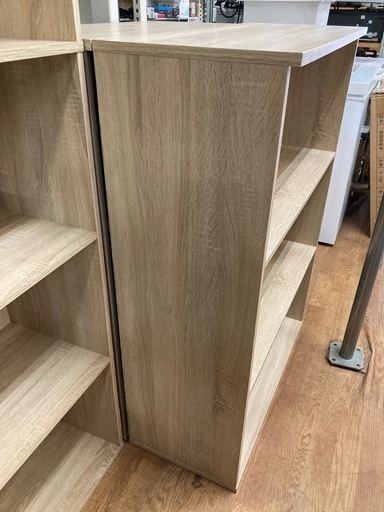 山善 木製シェルフ 本棚 高さ109cm 中古