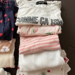 女の子洋服80〜90 写真より枚数増えましたの画像