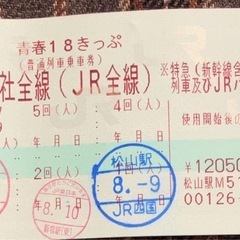 青春18きっぷ残り2日 
