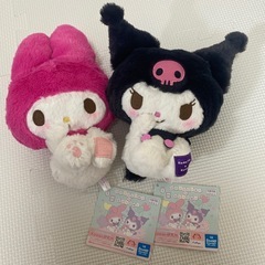 サンリオ×kawaii研究所 マイメロディ&クロミ　かまってぬいぐるみ