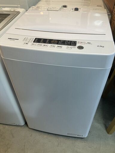 ■ioy0823■Hisense/ハイセンス　全自動電気洗濯機　HW-K45E　4.5kg　2022年製■