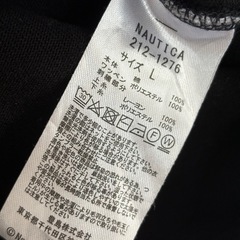 NAUTICA アーチロゴTシャツの画像
