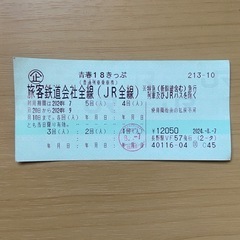 青春18きっぷ 4回分
