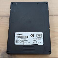 maxell ivdr-s 500GB  日立録画用HDDカセットの画像