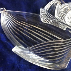 昭和レトロ　ガラス製皿6枚セット