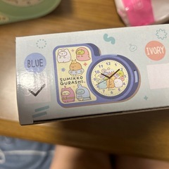 すみっコぐらし　ラバークロック2 アイボリーの画像