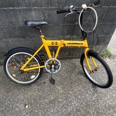 ジャンク品　折りたたみ自転車
