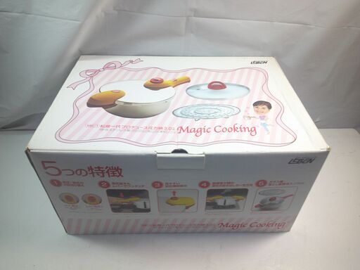 ★未使用 松居一代プロデュース 圧力鍋 マジッククッキング 3.0L IH対応 シンプルセット