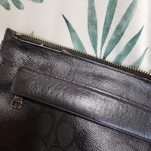 COACH - 新品 コーチ COACH クラッチバッグ POUCH ブラックの