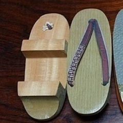 未使用の下駄の画像