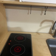 IKEA おままごとキッチン　おまけのケーキ付きの画像