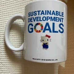 【新品未使用】ハローキティマグカップSDGs 　サンリオオリジナルの画像