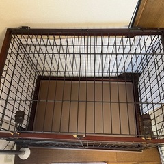 犬用木製サークルの画像