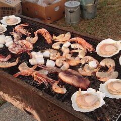 肉海鮮バーベキュー交流会😋🍻