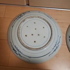 骨董　大皿二枚セットの画像