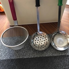 味噌漉し，お玉、穴あきお玉