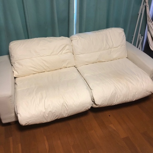 無印良品　2.5シーター　ソファ　シーター・フェザー・ポケットコイル