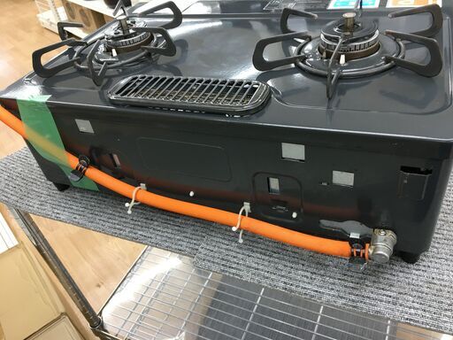 ★ジモティ割あり★ Rinnai リンナイ ガステーブル KGM641BE LPガス 18年製 動作確認／クリーニング済み SJ6844 ☆ジモティ割あり☆ Rinnai リンナイ ガステーブル KGM641BE LPガス 18