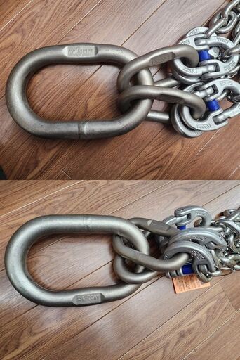 【引取限定】ステンレスチェーンスリング 4本吊り 13mm　リフテック　6.2ｔ　1.37ｍ 【安佐北店】【未使用保管品実使用無】