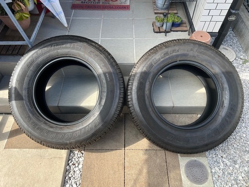 【値下げしました・手渡し限定】神奈川 4本 ブリヂストン デューラーHT 265/70r17 プラド・ハイラックス・サーフ等に 202