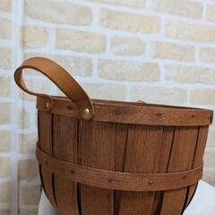 ジャーナルスタンダード ファニチャー購入　大型 木製 物入れ　鉢カバーの画像