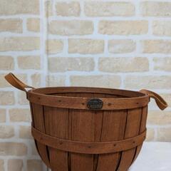 ジャーナルスタンダード ファニチャー購入　大型 木製 物入れ　鉢カバーの画像