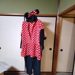 フリース地ミニーちゃん着ぐるみの画像