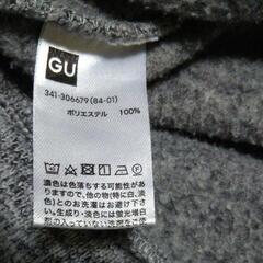 裏起毛 トレーナー スウェット GU 杢グレー  美品 暖かの画像